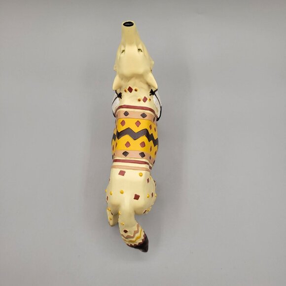 Call of the Wolf Indian Feather Wolf Figurine Retired Westland Giftware Pack 1 - Picture 5 of 7